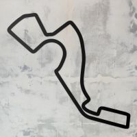 Sochi Motor Circuit Wall Art in Situ 