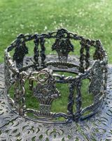 Close-Up of Tree Guard Segments in Antique Gold