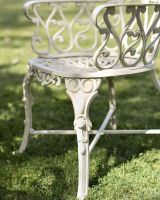 Close-Up of Chair for Solid Cream "Wootton House" Four Seat Dining Set
