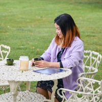 Scale Shot of Solid Cream "Edworth Manor" Four Seater Dining Set