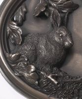 Close up of Rabbit house sign Close up of Rabbit house sign