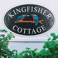 Vinyl finish on Kingfisher Sign 