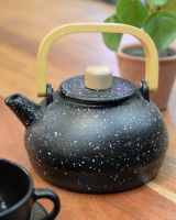 "Ginga" Cast Iron Japanese Style Teapot in Black