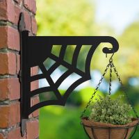 Hanging Basket Bracket with Web Design 