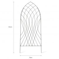 "Spire" Steel Plant Trellis Dimensions