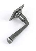 "Airedale" Sprung Pewter Iron Door Handle Set "Airedale" Sprung Pewter Iron Door Handle Set