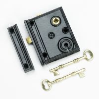 Square Cast Iron Rim Lock