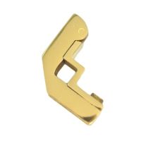 Brass Hinged Square Stair Bracket - 9mm