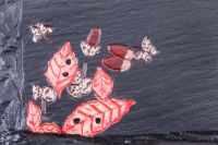 "Hillenbrook Woodland" Squirrel Slate House Number Sign