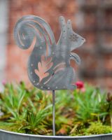 Squirrel Artistic Plant Pot Spike - Set of Two