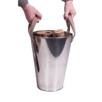 Stainless Steel "Smooth and Sophisticated" Log Holder Stainless Steel "Smooth and Sophisticated" Log Holder