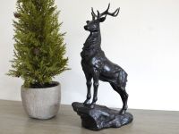 Deep Bronze Finish Highland Stag Ornament 