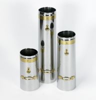 Highly Polished Stainless Steel and Brass Chimneys Highly Polished Stainless Steel and Brass Chimneys