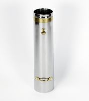 Highly Polished Stainless Steel and Brass Chimneys Highly Polished Stainless Steel and Brass Chimneys