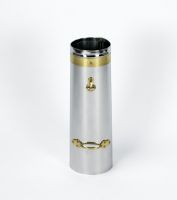 Highly Polished Stainless Steel and Brass Chimneys Highly Polished Stainless Steel and Brass Chimneys