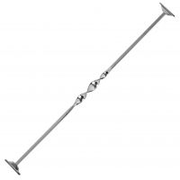 Stainless Steel Single Bold Twist Stair Spindle