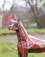 ‘Spark’ Upcycled Oil Drum Garden Sculpture head shot image