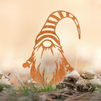 Gonk Gnome With Stripy Hat Silhouette in Use Outdoors Gonk Gnome With Stripy Hat Silhouette in Use Outdoors