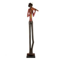 Standing Jazz Violinist Ornament Created Out of Resin