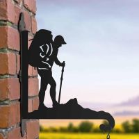 Steel "Backpacking" Hanging Basket Bracket Steel "Backpacking" Hanging Basket Bracket