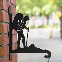 Steel Hanging Basket Bracket with Backpacker Topper Steel Hanging Basket Bracket with Backpacker Topper