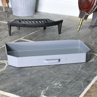 Steel "Basket" Ash Pan in a Grey Finish