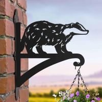 Steel Black Badger Hanging Basket Bracket