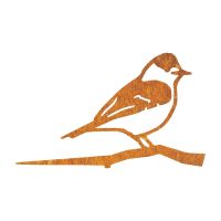 Close-Up of Steel Blackcap Tree Spike - Rustic