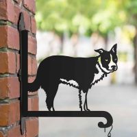 Steel Border Collie Hanging Basket Bracket