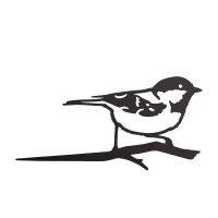 Close-Up of Steel Coal Tit Tree Spike - Black