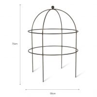 Steel Domed Plant Support Dimensions