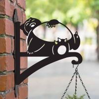 Steel First Evolution Giant Monster Hanging Basket Bracket in Situ