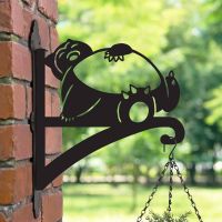 Steel Hanging Basket Bracket with First Evolution Giant Monster Motif