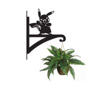 Steel First Evolution Yellow Electric Character Hanging Basket Bracket with Planter