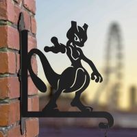 Steel Hanging Basket Bracket with Generation I Legendary Psychic Character Topper Steel Hanging Basket Bracket with Generation I Legendary Psychic Character Topper