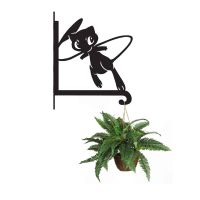 Steel Generation I Psychic Character Hanging Basket Bracket with Planter Steel Generation I Psychic Character Hanging Basket Bracket with Planter