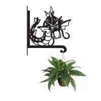 Steel Generation I Water Creature Hanging Basket Bracket with Planter