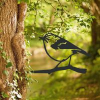 Black Steel Goldcrest Tree Spike in Situ Black Steel Goldcrest Tree Spike in Situ