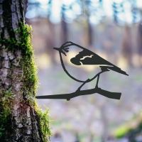 Steel Goldcrest Tree Spike - Black in SItu Steel Goldcrest Tree Spike - Black in SItu