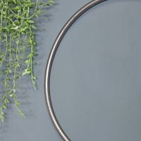 Close-Up of Steel Frame Used to Create Heart Design