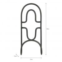 Steel "Hook" Wall Mounted Hose Holder Dimensions Steel "Hook" Wall Mounted Hose Holder Dimensions