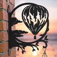Steel Hot Air Balloon Hanging Basket Bracket in Situ