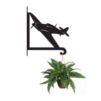 Steel Hurricane Aircraft Hanging Basket Bracket with Planter