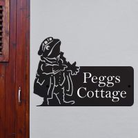 Steel Mr Toad House Name Sign in Situ