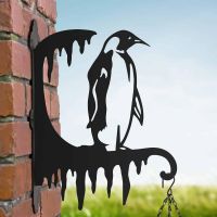 Steel Penguin Hanging Basket Bracket