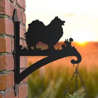 Steel Pomeranian Dog Hanging Basket Bracket in Situ Steel Pomeranian Dog Hanging Basket Bracket in Situ
