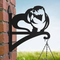 Steel River Otter Hanging Basket Bracket in Situ