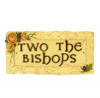 Stone Effect Rose House Name Sign Stone Effect Rose House Name Sign