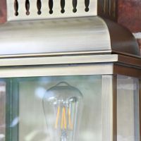 Close-up of the Antique Brass Finish Close-up of the Antique Brass Finish