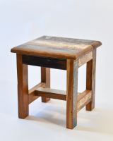 Reclaimed Wood Stool Reclaimed Wood Stool